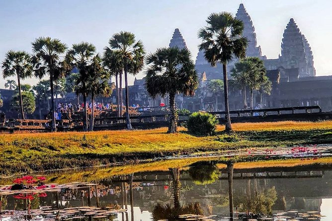 1-Day Uncover The Endless Treasure Of Angkor Tour with Sunset. - Angkor Wat first: five towers, bas-reliefs, and big symbolic design