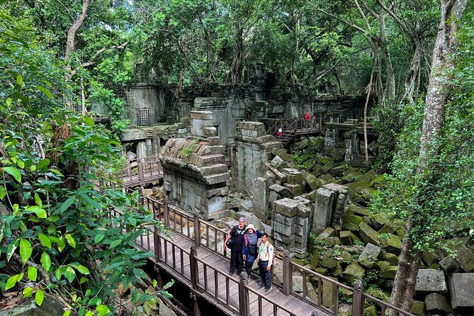 2 Day Angkor Wat Kulen Mountain Beng Mealea Floating Village Tour - Phnom Kulen waterfall time: swimming if you want it