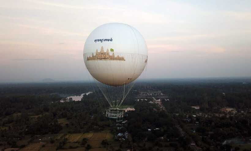 Angkor Balloon Sunrise or Sunset ride. - Voucher exchange and what happens right before you fly