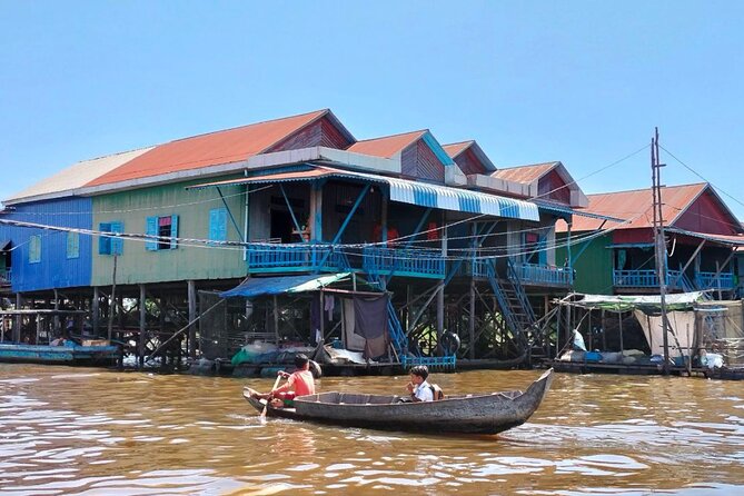 Angkor Sunrise & Floating Village Sunset Full-Day Siem Reap Tour - Bayon in Angkor Thom: The 216 Faces in One Focused Hour