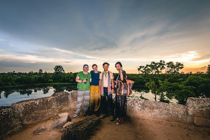 Angkor Sunset & Gondola Ride By Jeep - Angkor Archaeological Park via West Gates and Bayon Temple