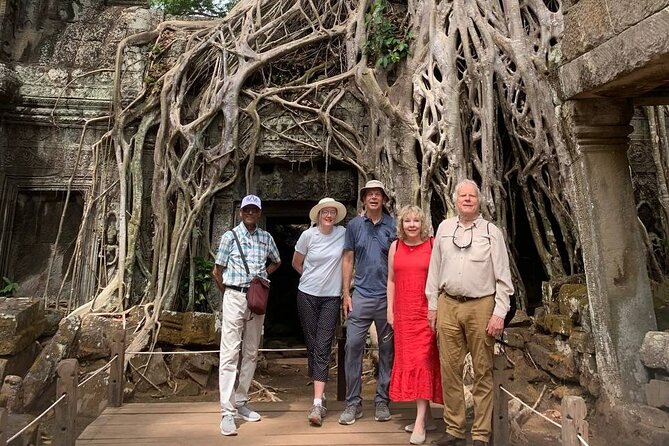 Angkor Thom Ta Prohm and Sunset in Angkor Wat Golden Hour Tour - Angkor Thom Through the South Gate: Bayon Faces and Elephant Terrace