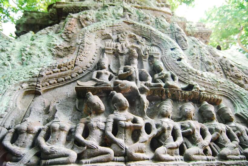 Angkor Wat Full-Day Private Tour with Sunrise - Ta Prohm in the morning: jungle vines and stone work
