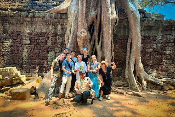 Angkor Wat full Day 'Small Group with sunset & Tour Guide - Banteay Kdei: monk-cell ruins with dramatic roots