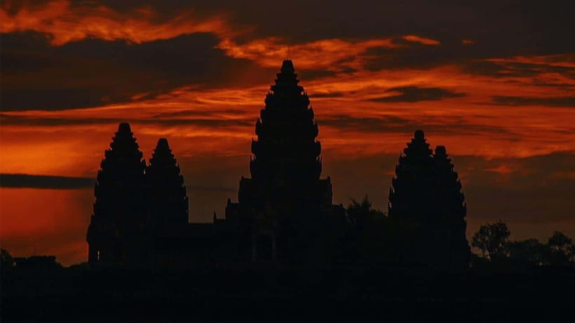 Angkor Wat Guided Sunrise Tour - Angkor Wat at sunrise: towers, carvings, and the lotus pond idea