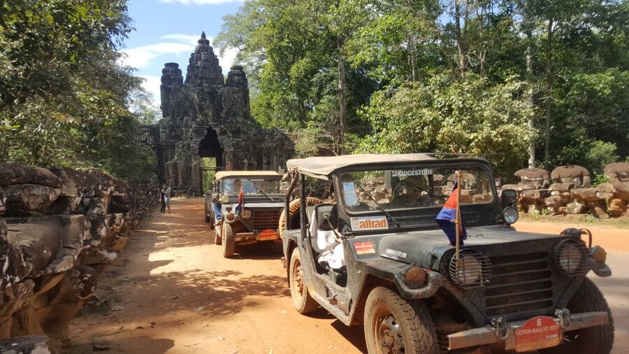 Angkor Wat in a vintage Jeep with driver - jeep rental - Key Highlights at a Glance