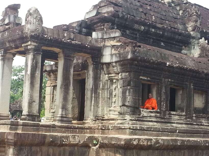 Angkor Wat, Small Circuit Private Tour with Banteay Srei - Angkor Thom gates: Buddha faces and Asura carvings before you go deeper
