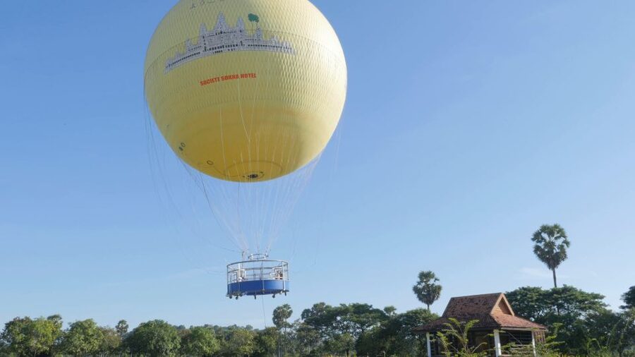 Angkor Wat: Small-Group Tour with Balloon Ride and Lunch - Bayon Temple Faces and the Royal Terraces