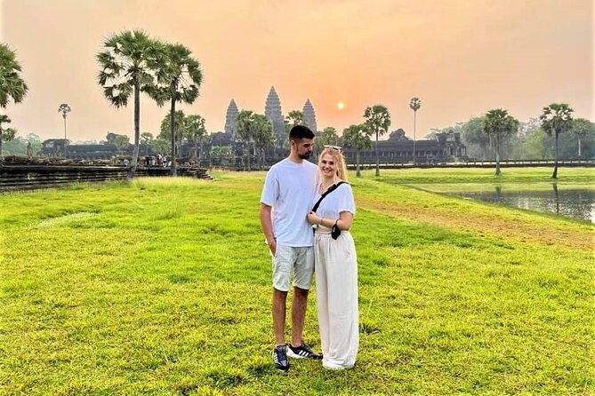 Angkor Wat Sunrise & All Highlight Angkor Temple Private Day Tour - Angkor Thom South Gate and Bayon: faces, geometry, and meaning