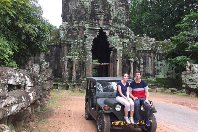 Angkor Wat Sunrise/Set Offbeat Tour by Jeep - Angkor Thom and Bayon’s smiling faces