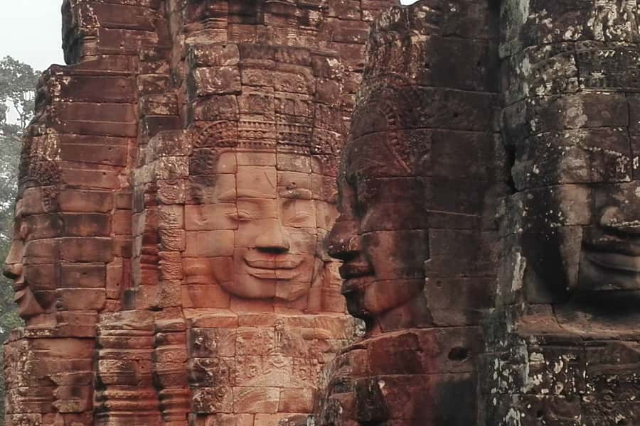 Angkor Wat & Temples: Private Spiritual Tour by Lady Tuk Tuk - South Gate of Angkor Thom to Bayon: Stone Gods, Smiling Faces, and Meaning