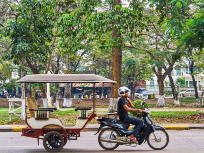 Angkor Wat Tour by Tuk-Tuk with English Speaking Driver - Angkor Thom’s south gate and Bayon’s 216 faces