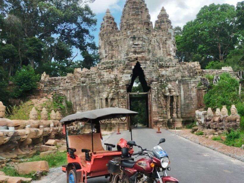 Angkor Wat Tour by Tuk-Tuk with English Speaking Driver - Ta Keo, Ta Nei, West Prasat Top, Banteay Kdei, and Kravan