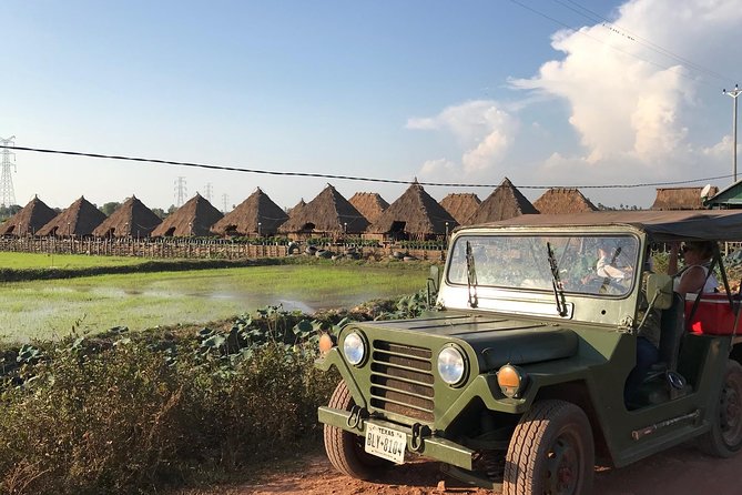 Authentic Cambodian Countryside Jeep Experience - Scenic Jeep Drive: Golden Rice Fields and the Bumpy Truth
