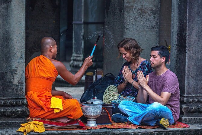 Buddhist Monastery with Monks Water Blessing - Why the Guide Can Make or Break the Experience (Chantha as an Example)