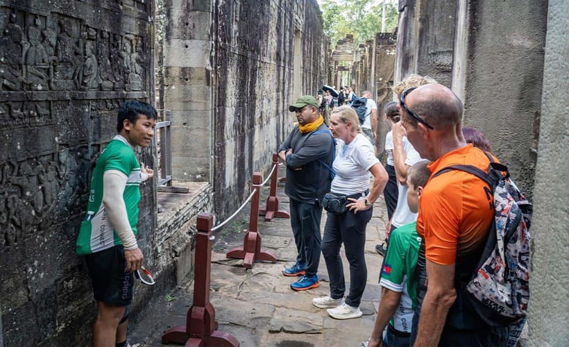 Cycle Angkor Backroad Bike Tour / E-Bike or Tuk Tuk - Ta Prohm on forest trails: when stones meet jungle