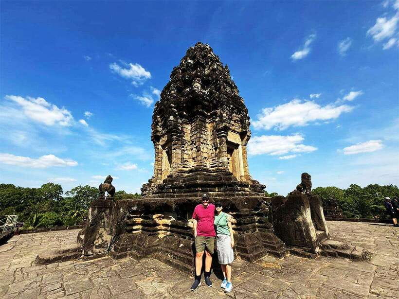 Explore Angkor Temple Sunset With Tour Guided - Phnom Bakheng sunset: included, but choose your comfort level