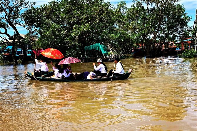 Floating Village-Mangrove Forest Private Tonle Sap Lake Boat Tour - Kampong Phluk Floating Village: everyday life where the water is the street