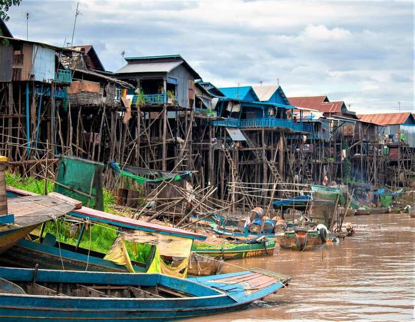 Floating Village-Mangroves Forest Tonle Sap Lake Boat Tour - The ticket counter and your first Tonlé Sap boat cruise