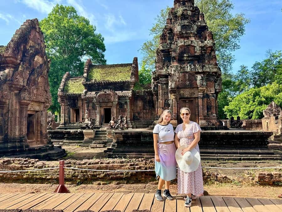 From Siem Reap: Banteay Srei Temple & Grand 5 Temple Tour - Getting ready for temple rules (before the dress code stops you)