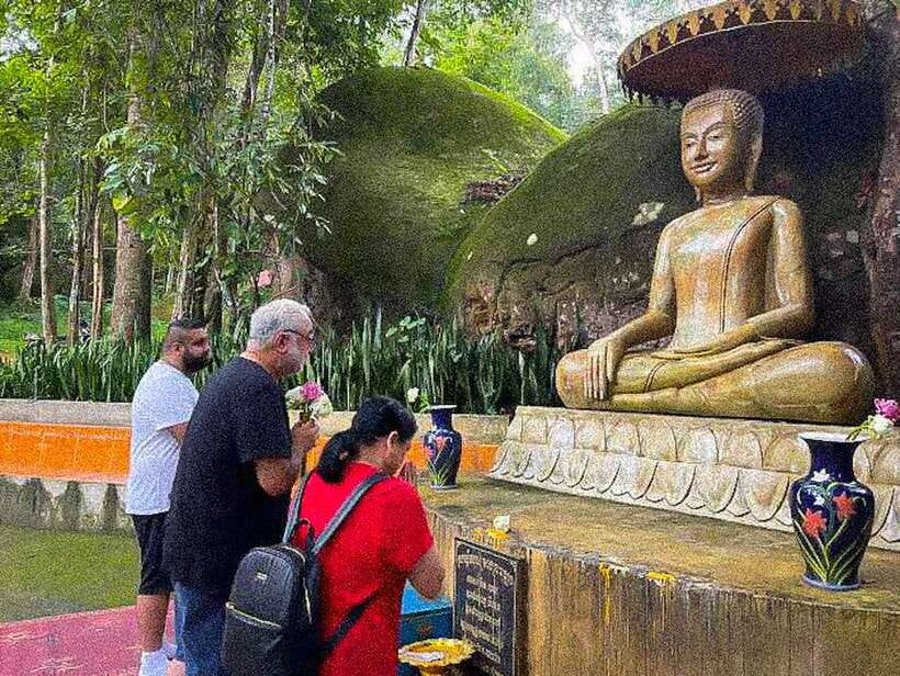 From Siem Reap: Guided Kulen Waterfall Tour - Hilltop temples and the reclining Buddha: the summit feeling