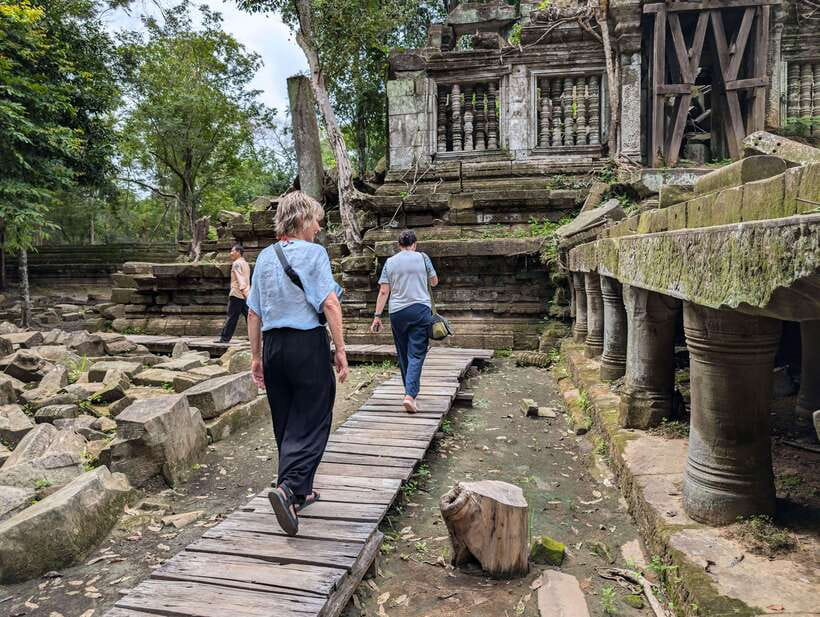 From Siem Reap: Koh Ker and Beng Mealea Private Day Tour - Beng Mealea: jungle reclaimed, courtyards to wander