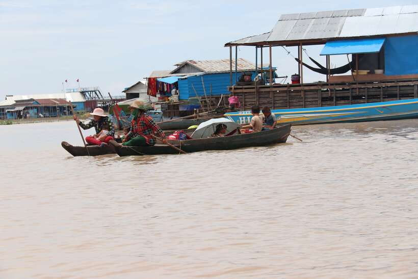 From Siem Reap: Tonle Sap Floating Villages Tour - Entering Floating Village Life by Boat: Houses, Schools, Markets, and Churches