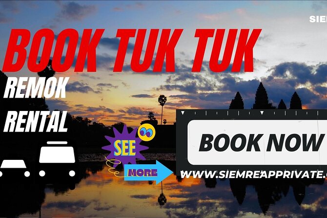 Full-Day Angkor Temple Discovery with Banteay Srei by Tuk-Tuk - Key highlights at a glance
