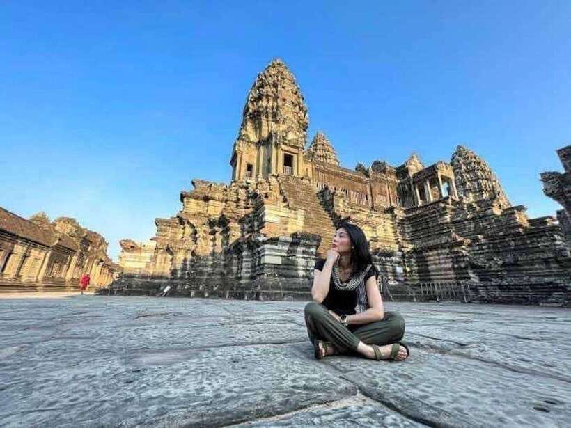 Full Day Private of Angkor Wat Tour with Tuk Tuk - Ta Prohm: Giant Tree Roots and the Most Photographed Ruins