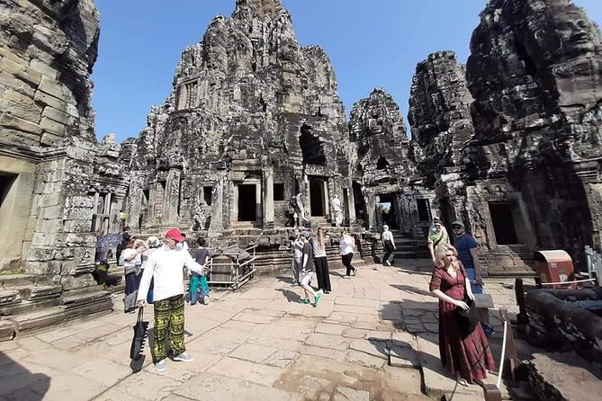Half Day Tour- Angkor Wat, Ta Promh, Bayon Temple - Bayon Temple First: Smiling Faces of Angkor Thom