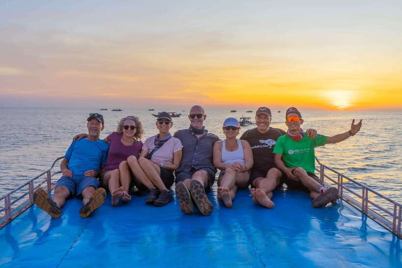Kampong Phluk: Floating Village Sunset Bike Tour or E-Bike - Boat tour through the floating village: schools, market, pagoda
