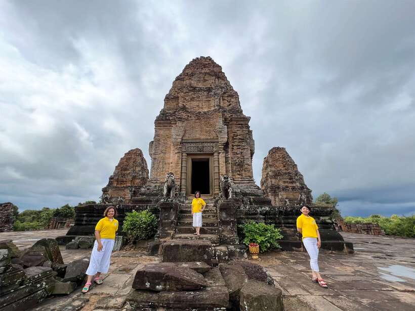 Kulen Mountain, Beng Mealea and Banteay Srei Full Day Tour - Beng Mealea: Rainforest Ruins That Feel Like They Were Left Alive