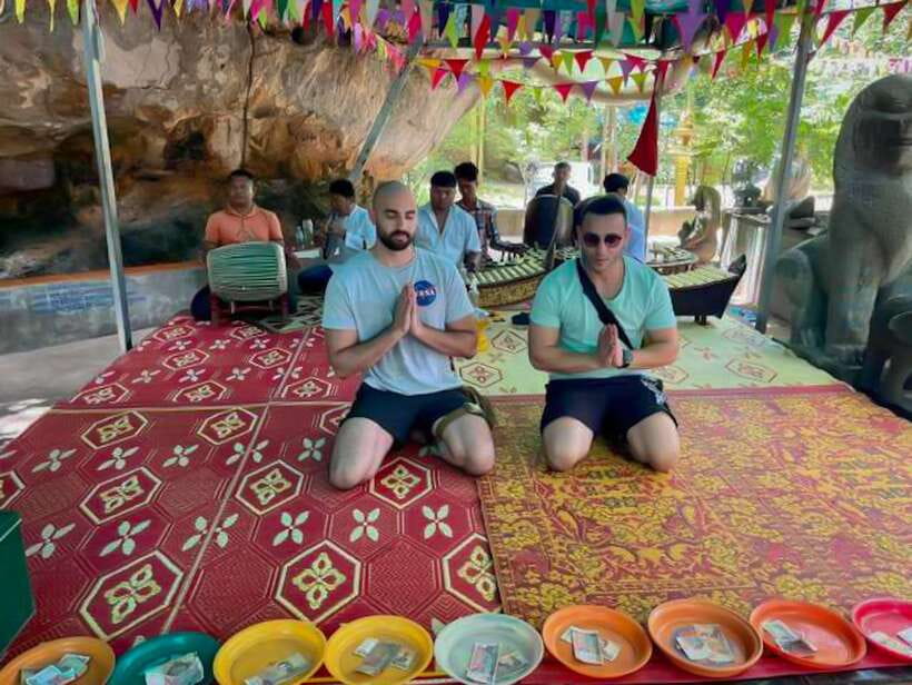 Kulen Waterfall Park with Small Groups & Guide tour - Poeng Ta Kho and Leper King Temple: Cliff Views and Khmer-Era Stories