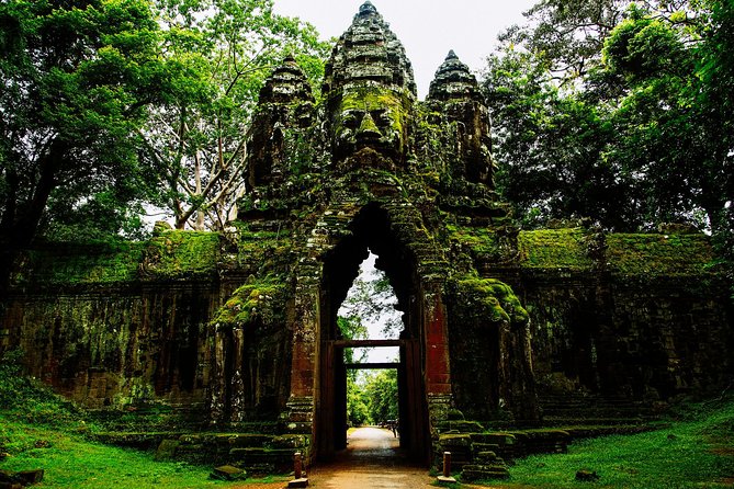 Personalised Angkor Wat Sunrise Tour by an air-conditioned car - Angkor Thom South Gate: Bayon, Baphoun, and the Royal Palace zone