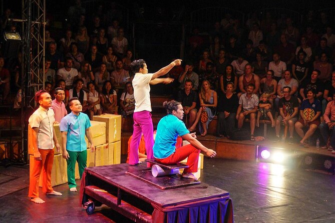Phare, The Cambodian Circus with Round-Trip Tuk Tuk Transfer - Small group size and mobile tickets: less chaos