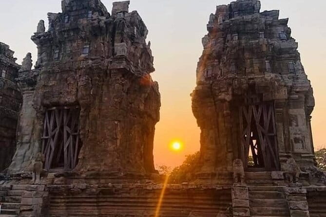 Phnom Krom for Sunset Cycling Tour - Your Bikes and Guide: Built for Uneven Rural Roads
