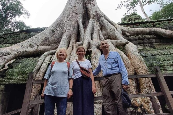 Private guided Full -day Angkor tour with sun set - Ta Prohm: where the jungle story is the main event