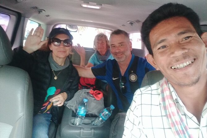 Private Siem Reap Airport Transfer to hotel in town - The ride itself: AC comfort, cold towel, water, and luggage space
