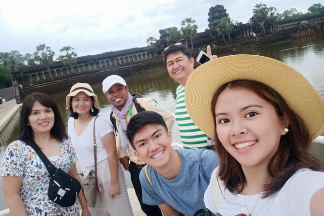Private Tour Angkor Wat - What your guide actually improves: names like Rain, Jaek, Chek, and Ran Seyha