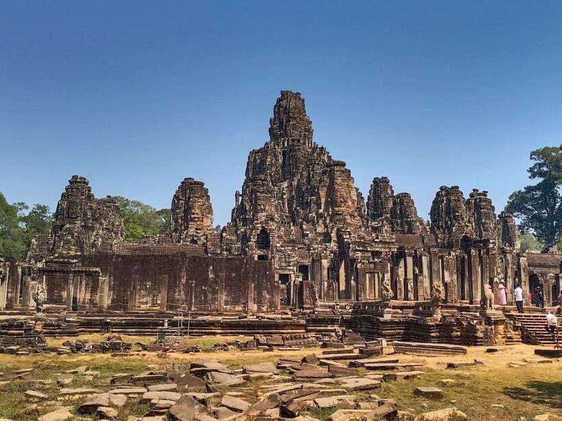 Sharing Trip to Angkor Temple with sunset - Ta Prohm at sunset: roots, moss, and photo time