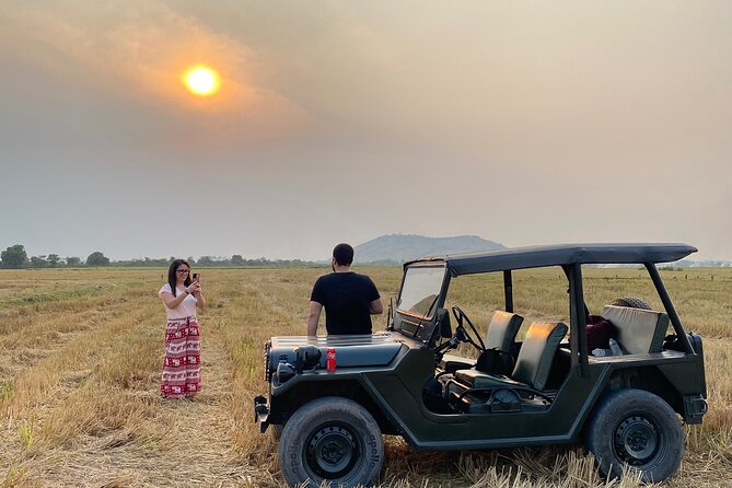 Siem Reap Countryside Sunset Jeep Tour - Half-day - The English guide and the vintage jeep: small comforts that matter