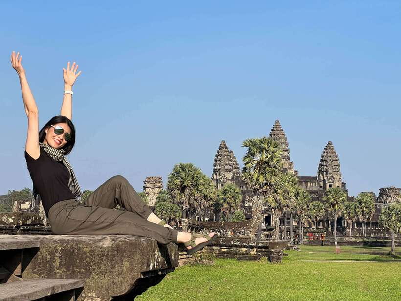 Siem Reap: Full Day Angkor Wat Temple Experience with Sunset - Start With Pickup, A/C Rides, and Your Angkor Pass Plan