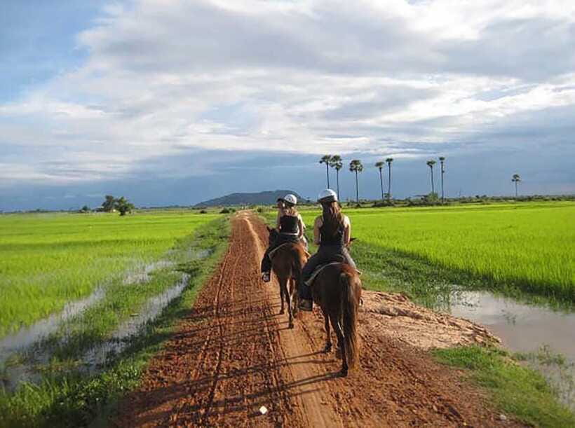 Siem Reap Happy Horse Riding Free Pick-up & Drop-off - Past the pretty views: riding alongside real Cambodian village life