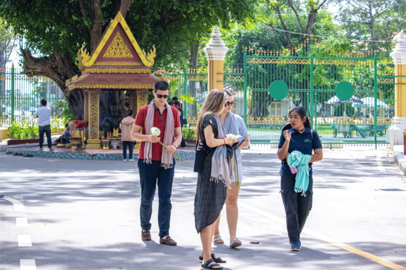 Siem Reap: Khmer Water Blessing by Monk and Lotus Farm Visit - Royal Residence shrine: Preah Ang Chek Preah Ang Chorm