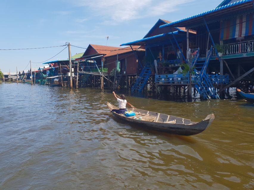 Siem Reap: Kompong Khleang Floating Village Guided Tour - Boat trip on Tonle Sap: floating schools, pagodas, and homes