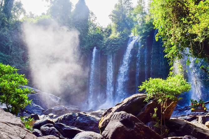 Siem Reap Outdoor Private Tour (Waterfalls 50km from Siem Reap) - Stop 1: Waterfalls, Lookouts, Reclining Buddha, and the Village Pace