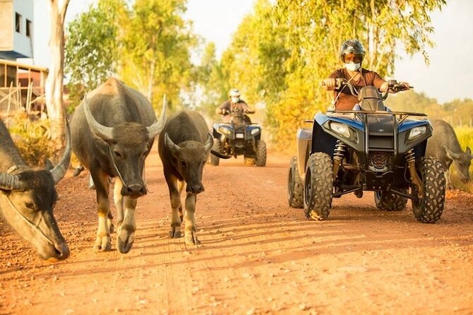 Siem Reap Rustic Side Quad Bike Adventure - 16 km by Buggy: The Scenic Intro That Sets Up Sunset
