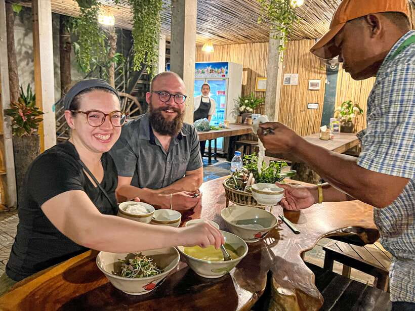 Siem Reap: Small Group Street Food Tour with Tuk-Tuk Ride - Tuk-tuk ride: the easy transport upgrade
