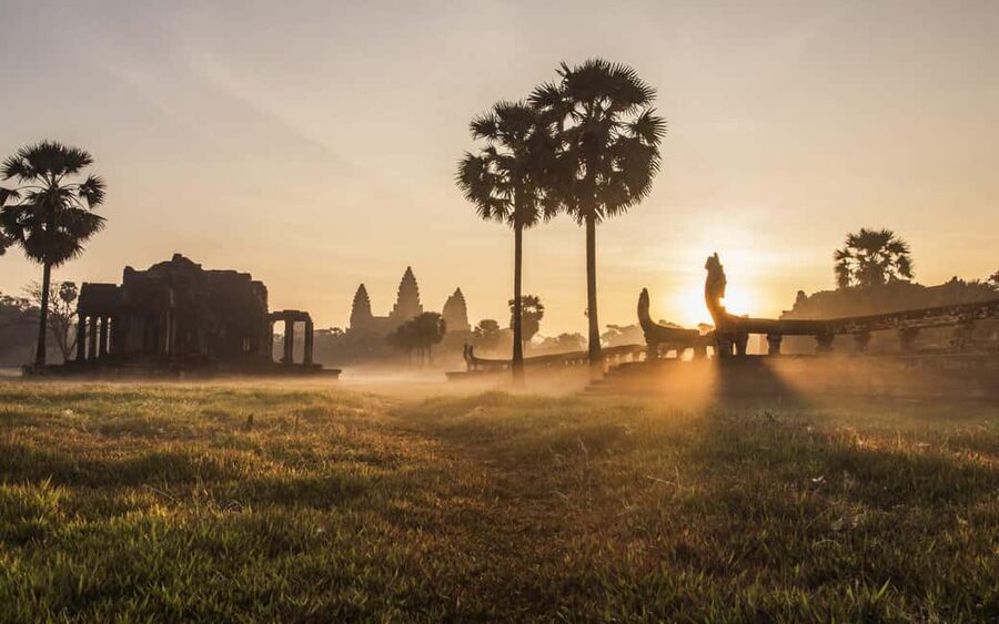 Siem Reap Temple Tour 2-Day with Sunrise/Sunset - Day 1: Ta Prohm by tuk tuk, then Angkor Wat at dawn