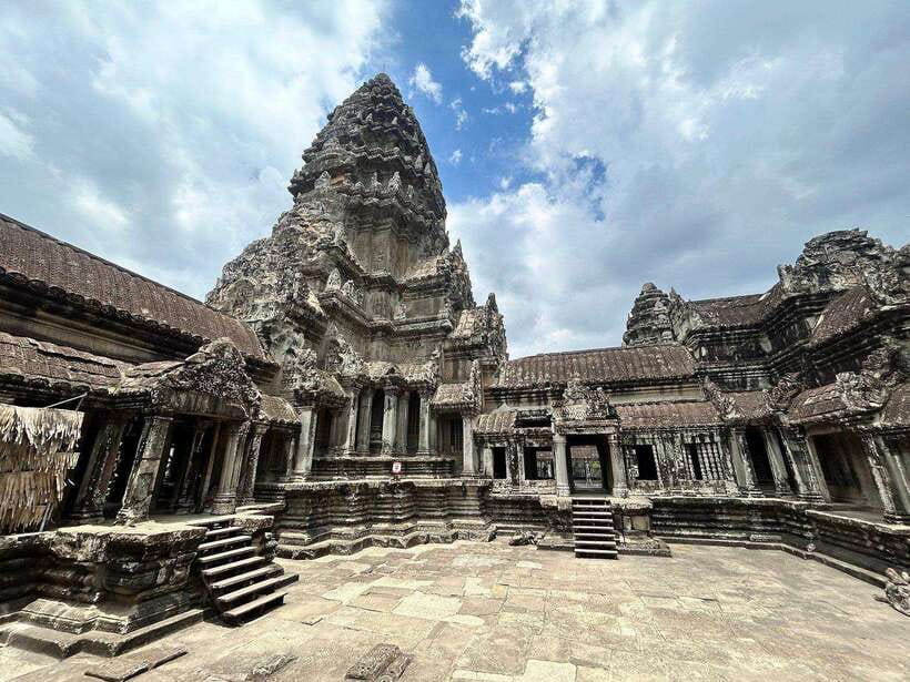 Small-Group Full Day Angkor wat Guide tour with Sun set - Ta Prohm: jungle-lined walking and the roots that won’t behave
